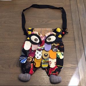 Handmade vintage owl bag